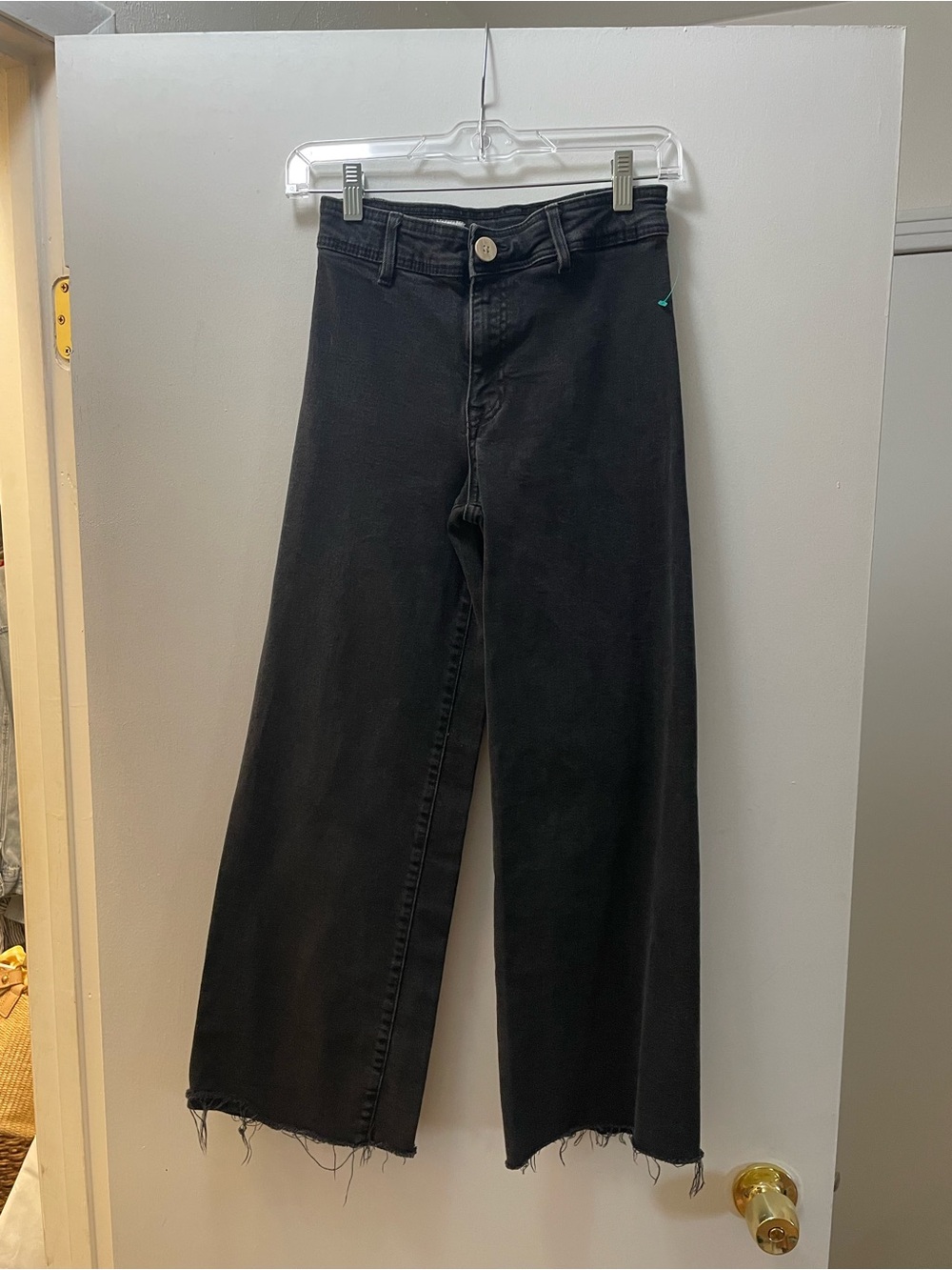 Zara Black Wide-Leg Kids' Jeans